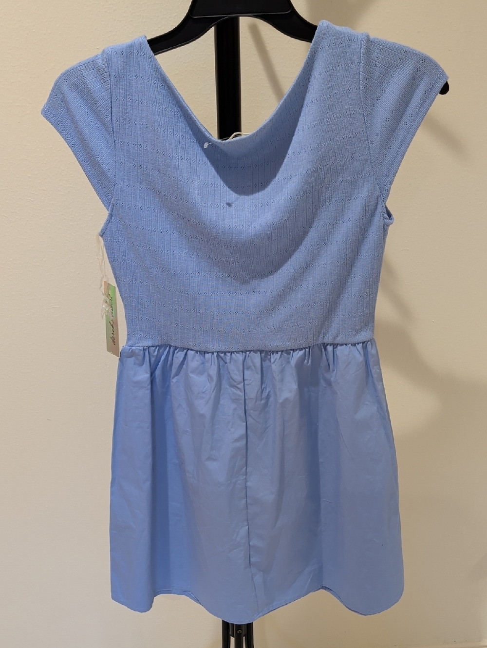 Derek Heart Light Blue Dress Size L - Picture 5 of 8